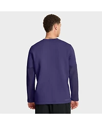Nike Men's Purple Clemson Tigers 2025 Sideline Coach Performance Long Sleeve T-Shirt
