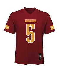 Outerstuff Big Boys and Girls Jayden Daniels Burgundy Washington Commanders Replica Player Jersey