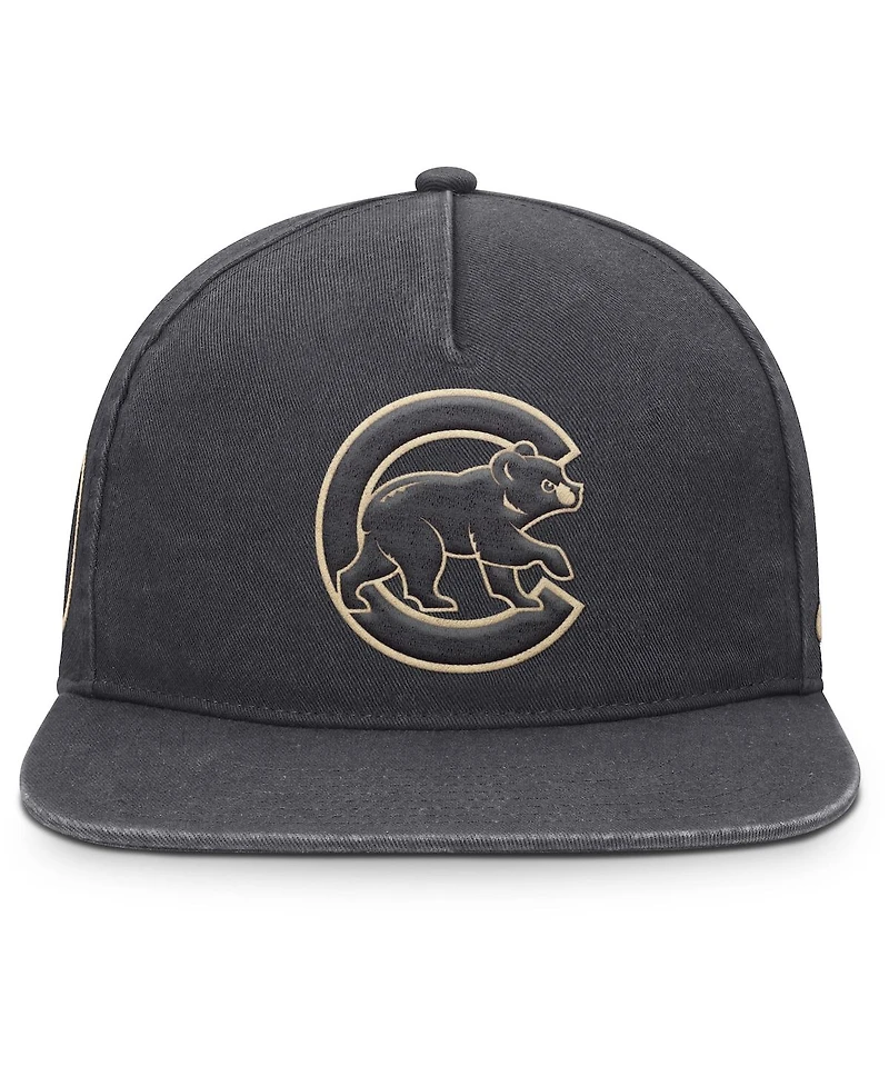Nike Men's Anthracite Chicago Cubs Monotone Pro Adjustable Hat