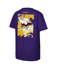 Outerstuff Big Boys and Girls Purple Minnesota Vikings Posterize T-Shirt