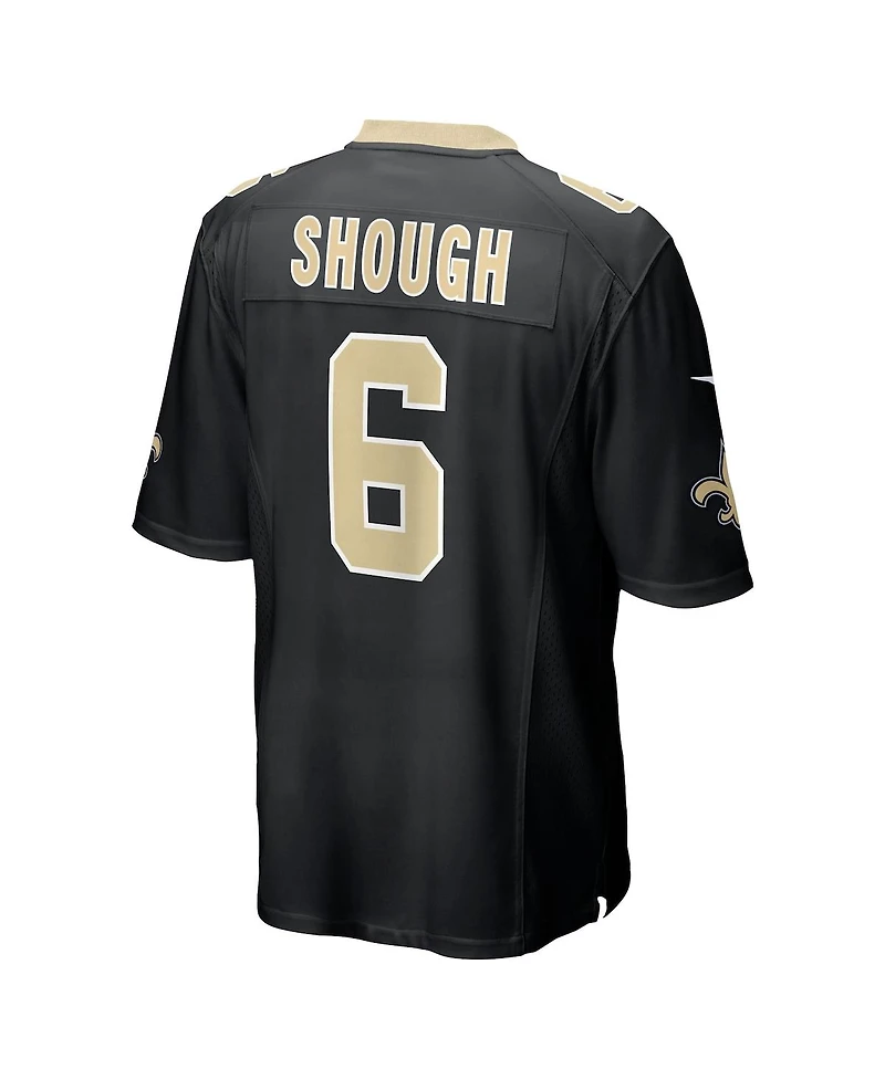 Nike Men's Tyler Shough Black New Orleans Saints Game Jersey