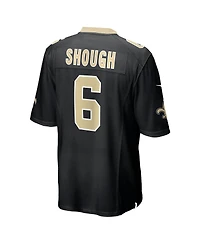 Nike Men's Tyler Shough Black New Orleans Saints Game Jersey