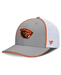 Fanatics Men's Gray/White Oregon State Beavers Rapid Trucker Adjustable Hat