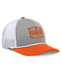 Fanatics Men's Gray/Orange Oregon State Beavers Course Foam-Front Adjustable Trucker Hat