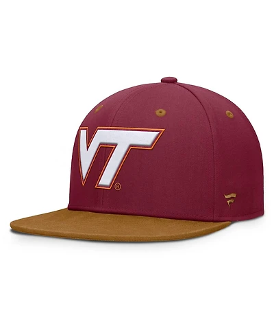 Fanatics Men's Maroon/Brown Virginia Tech Hokies NoBo Fitted Hat