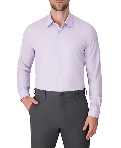 Report Collection Men's 4-Way Geo Print Dress Shirt