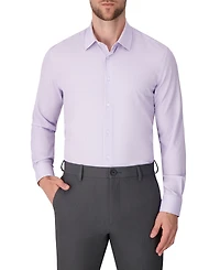 Report Collection Men's 4-Way Geo Print Dress Shirt