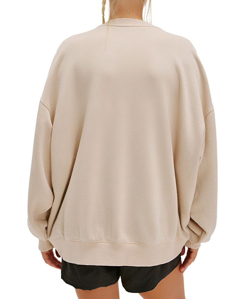 Free People Women's Slow It Down Pullover Sweatshirt