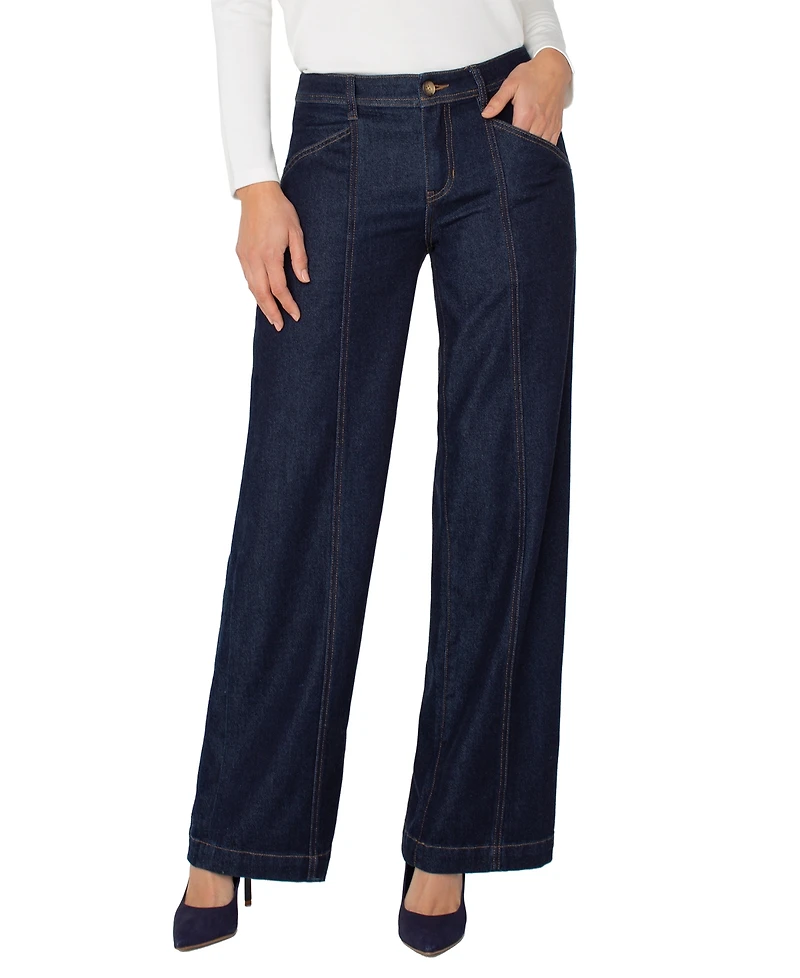 Liverpool Los Angeles Women's Wide Leg Denim Jeans