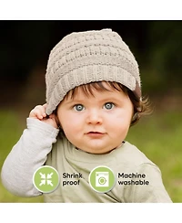KeaBabies 3pk Warmzy Baby Beanies, 0-36 months Hats, Winter Hat for Newborn, Infant, Toddlers, Boys, Girls