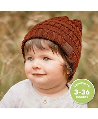 KeaBabies 3pk Warmzy Baby Beanies, 0-36 months Hats, Winter Hat for Newborn, Infant, Toddlers, Boys, Girls
