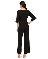 Adrianna Papell Women's Tie Waist Jumpsuit