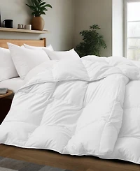 Unikome All Season Goose Down Feather Fiber Comforter, Full/Queen