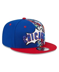 New Era Big Boys and Girls Royal/Red Chicago Cubs 2025 Mlb Diamond Hero Edition 9FIFTY Snapback Hat