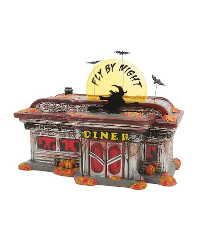 Department 56 Village Fly By Night Diner Accessory