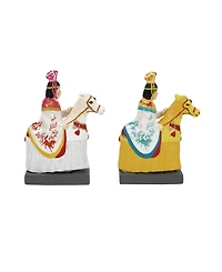 Department 56 Village Imperial Parade of Horses Accessories, Set of 2