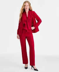 Kasper Women's Tie-Neck Sleeveless Top, Regular & Petite