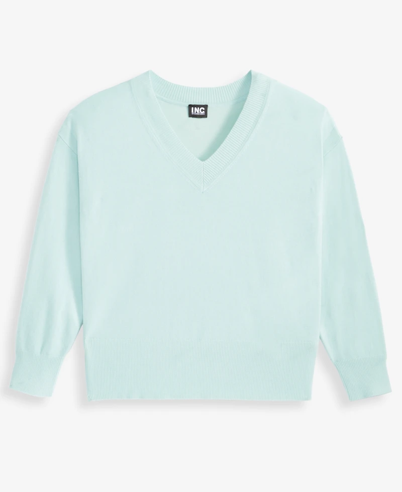 I.n.c. International Concepts Women's V-Neck Sweater, Macy's Exclusive
