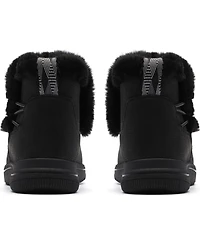 Clarks Women's Cloudsteppers Breeze Fur Wedge Ankle Boots