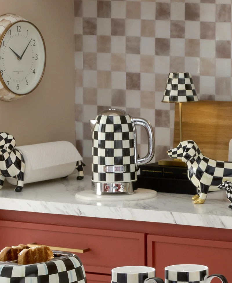 MacKenzie-Childs Courtly Check Electric Kettle