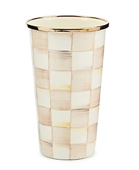 MacKenzie-Childs Mocha Check 20 oz. Tumbler