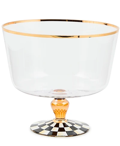 Mackenzie-Childs Courtly Check Glass Trifle