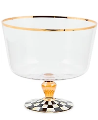 Mackenzie-Childs Courtly Check Glass Trifle