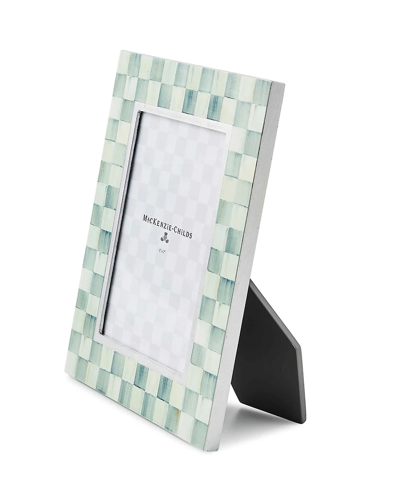 MacKenzie-Childs Sterling Check Lacquer Frame