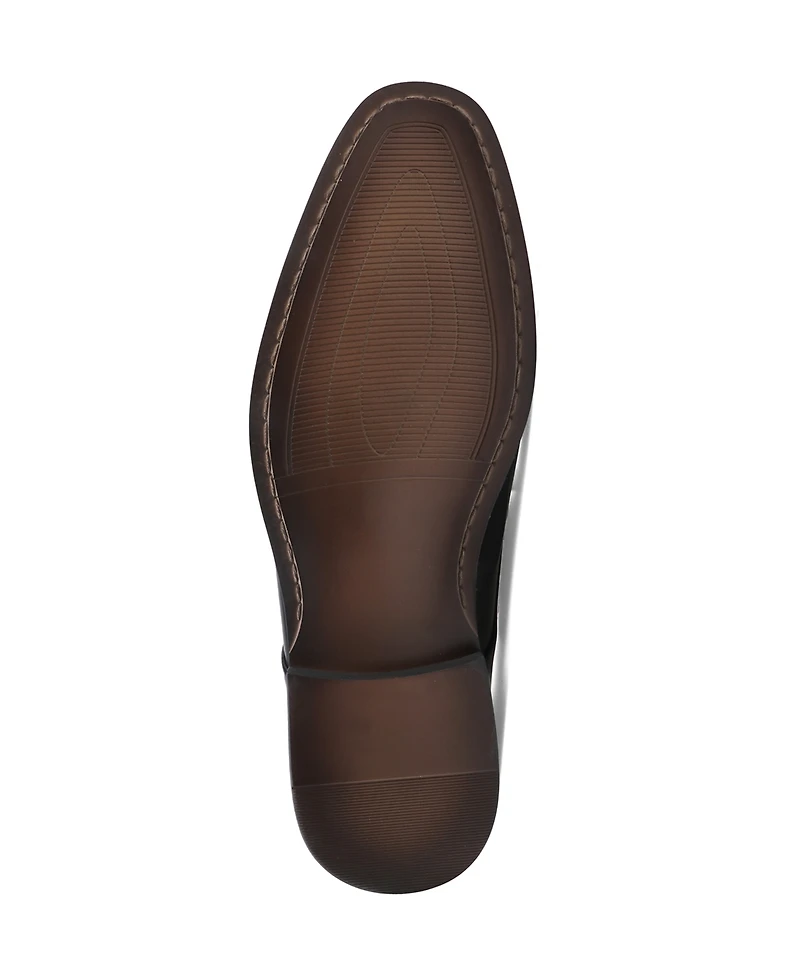 Alfani Men's Jovann Genuine Leather Round Toe Lace Up Dress Shoes, Macy's Exclusive