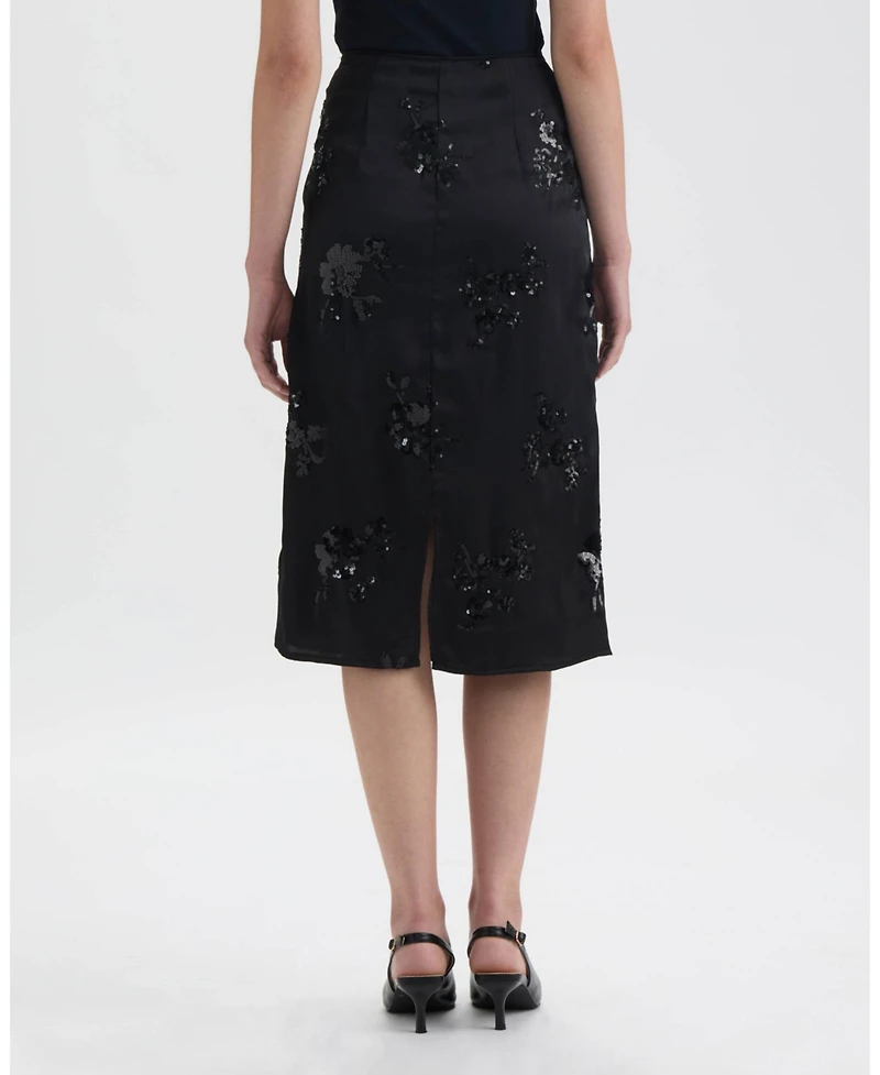 Nvlt Women's Midi Sequin Skirt