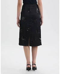 Nvlt Women's Midi Sequin Skirt