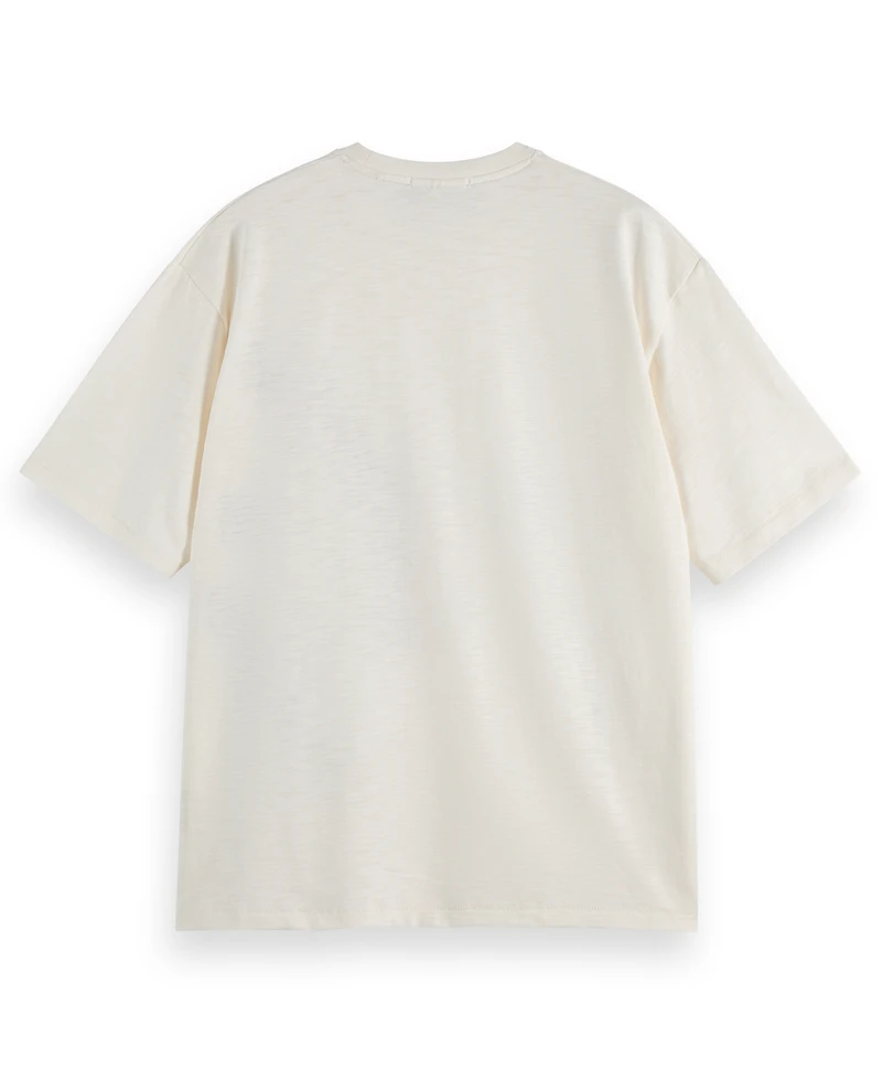 Scotch & Soda Men's Loose Fit Applique T-Shirt