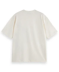 Scotch & Soda Men's Loose Fit Applique T-Shirt