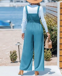 Cupshe Women's Weekend Wander Teal Jumpsuit