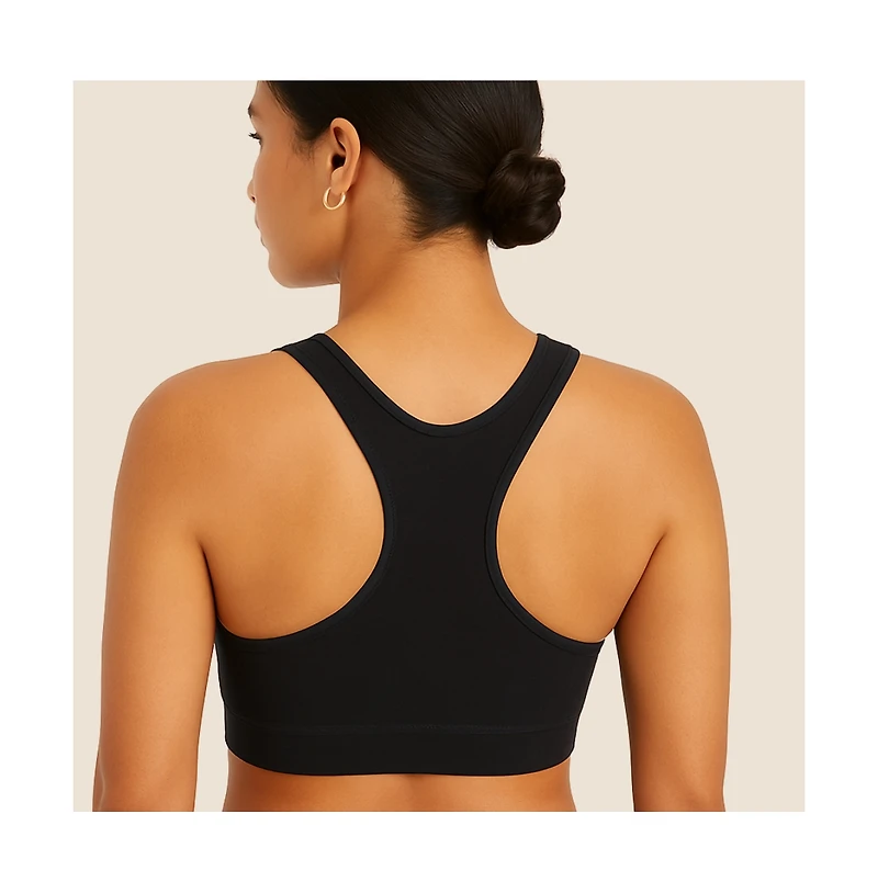 Meadow Women's Glide Cotton Racerback Bralette