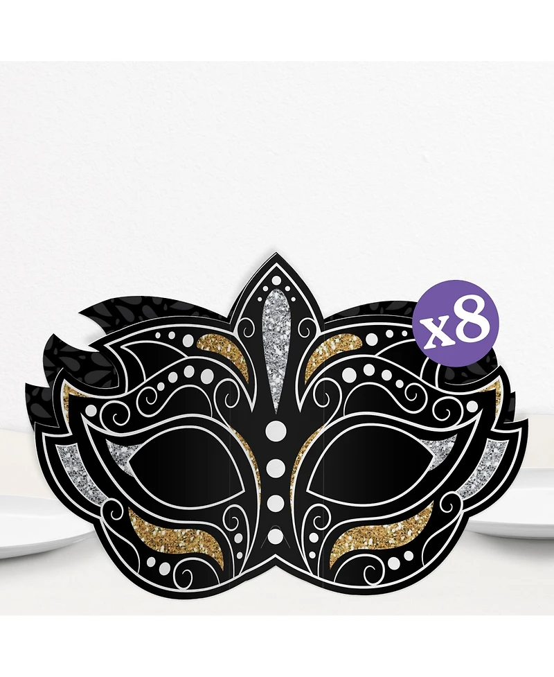 Freestanding 3D Masquerade Centerpiece Table Decorations