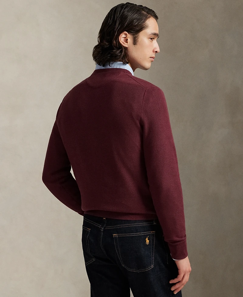 Polo Ralph Lauren Men's Textured Cotton Crewneck Sweater