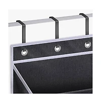 gaomon Over The Door Shoe Organizer, 8 Tier Hanging Shoe Rack with 4 Metal Hook, Deep Pockets Door Hanging Organizer Shoe Storage Holder for Closet Do