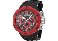 Invicta Men's 48237 Venom Quartz Chronograph Black, Red Dial Watch