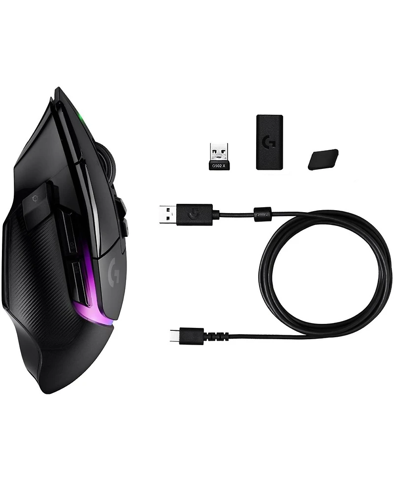 Logitech G502 X Plus Gaming Mouse - Black