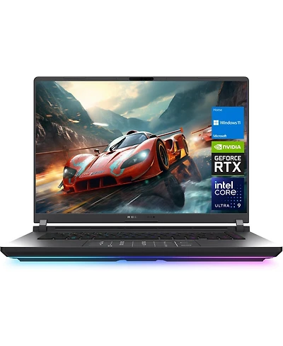 Asus Rog Strix 16" Gaming Traditional Laptop Intel Core Ultra 9 275HX 32GB Ram Nvidia GeForce Rtx 5080 1TB Ssd Storage Windows 11 Home Wqxga 240H