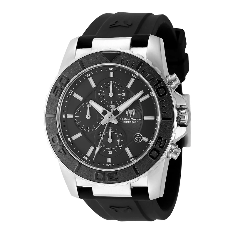 Technomarine Men's Tm-724005 Sea Quartz Black Dial Watch