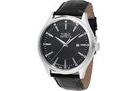 Invicta Men's 47801 Celestial Quartz 3 Hand Black Dial Watch