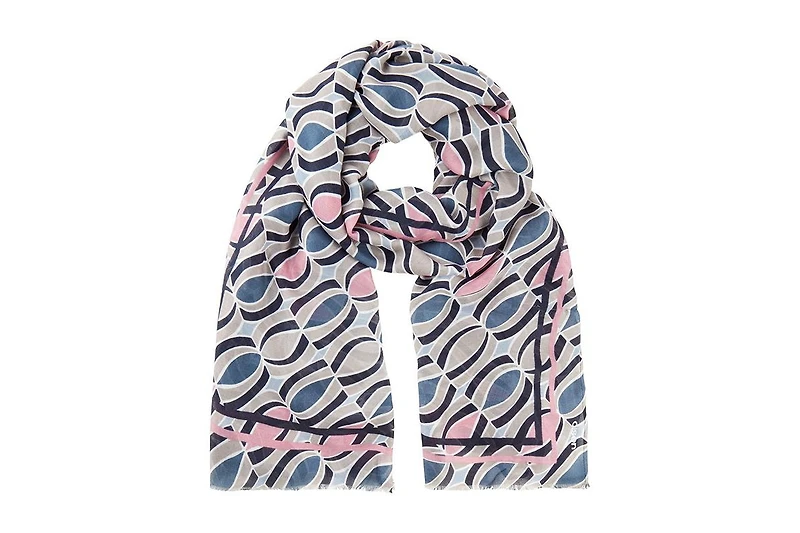 Olsen Retro Print Scarf