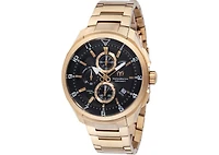 Technomarine Men's Tm-318120 Ocean Quartz Black Dial Watch