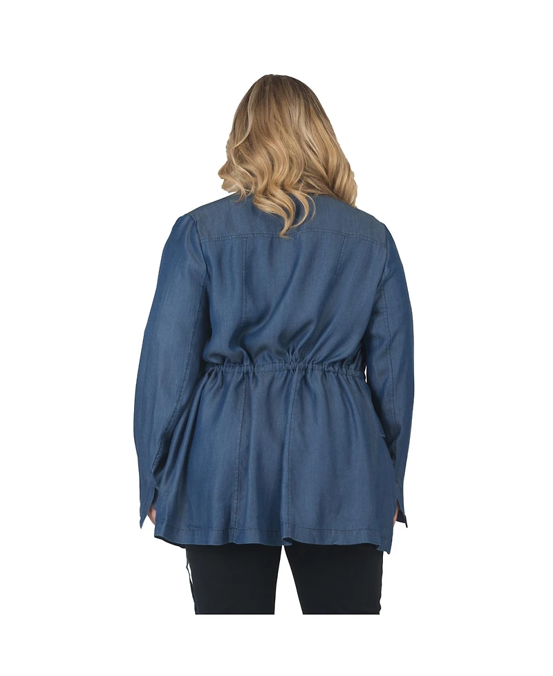 Standards & Practices Plus Tencel Denim Trenchcoat