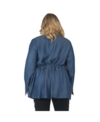 Standards & Practices Plus Tencel Denim Trenchcoat