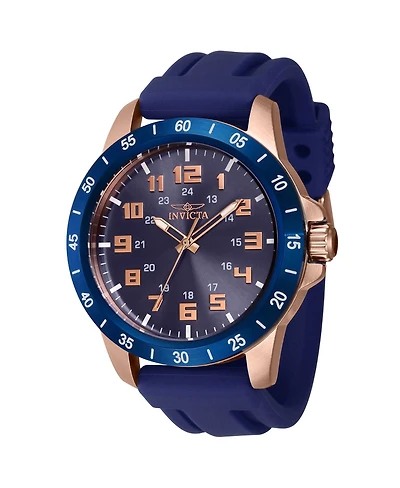 Invicta Men's 40001 Pro Diver Quartz 3 Hand Blue Dial Watch
