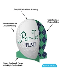 Big Dot of Happiness Freestanding 3D Golf Centerpiece Table Decorations