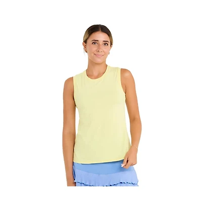 Sofibella Kaleidoscope 25 Inch Hi-Low Womens Tennis Tank